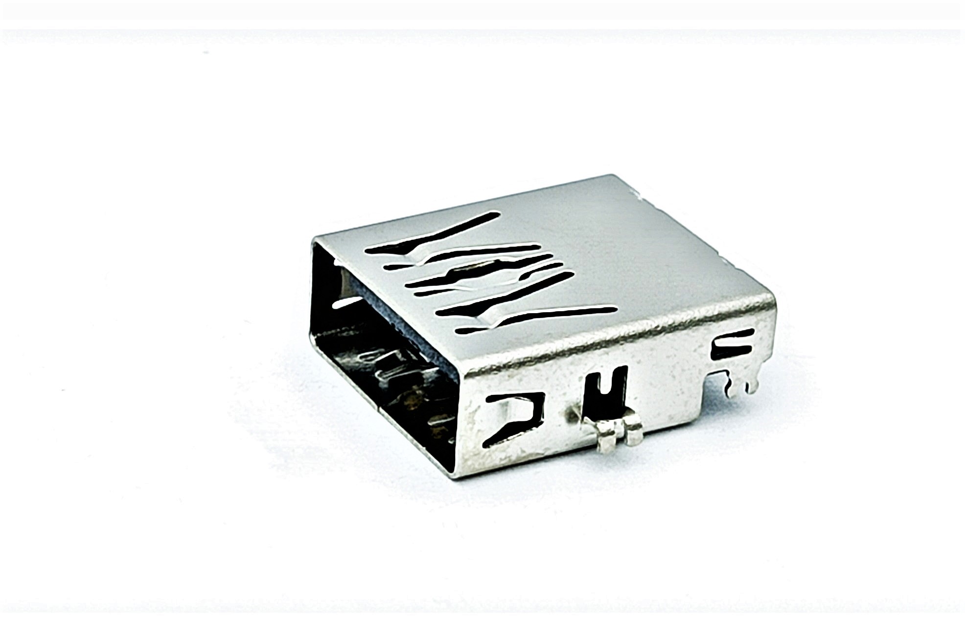 D02-0857-04004 USB Type-A Connector | USB 2.0 Type-A Receptacle, Standard DIP, CH=0.89mm | Walta Electronic